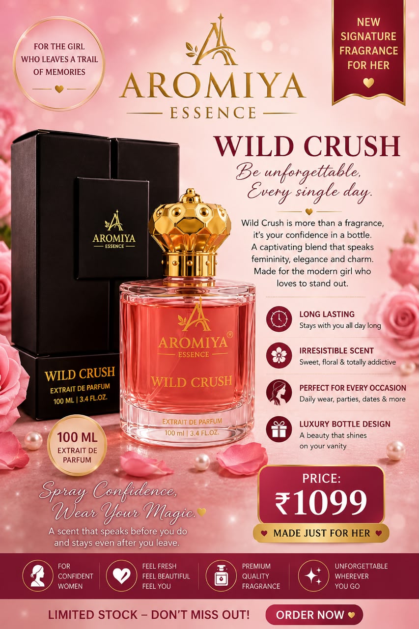 Aromiya Essence Wild Crush Extrait De Parfum 100ml